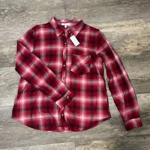 Flannel button down